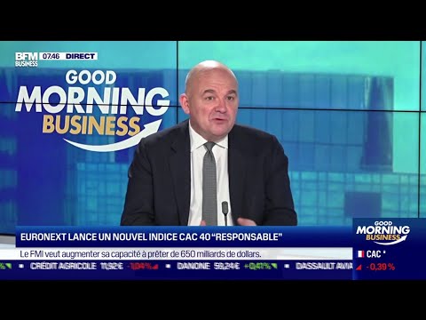 Stéphane Boujnah (Euronext) : Euronext lance un nouvel indice CAC 40 &quot;responsable&quot;