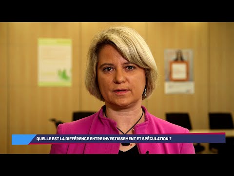 Quelle est la différence entre investissement et spéculation ?